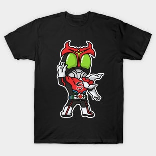 Kamen Rider Stronger Chibi Style Kawaii T-Shirt